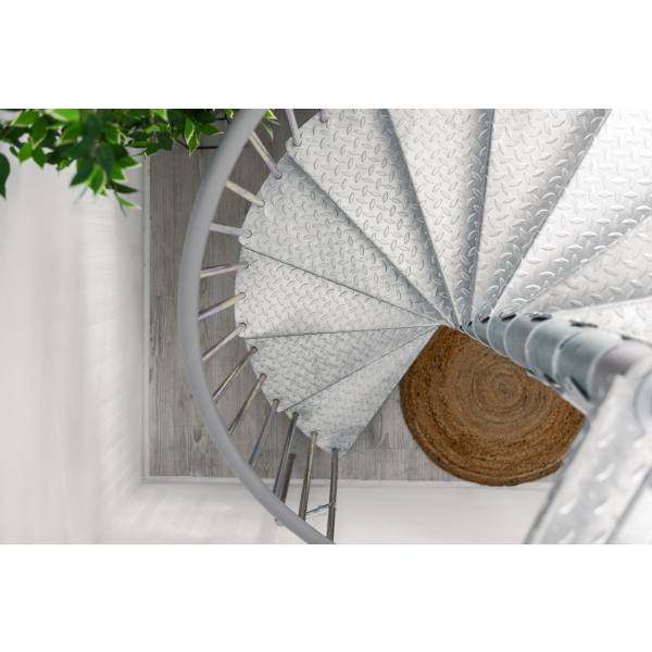 Schody spiralne, zewnętrzne RONDO ZINK/Smart/ fi 180 cm